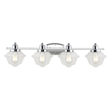 Orleans Iron/Glass schoolhouse LED Vanity Light